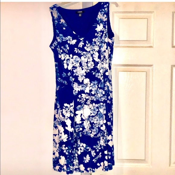 Chaps fit and flare dress - Picture 2 of 4